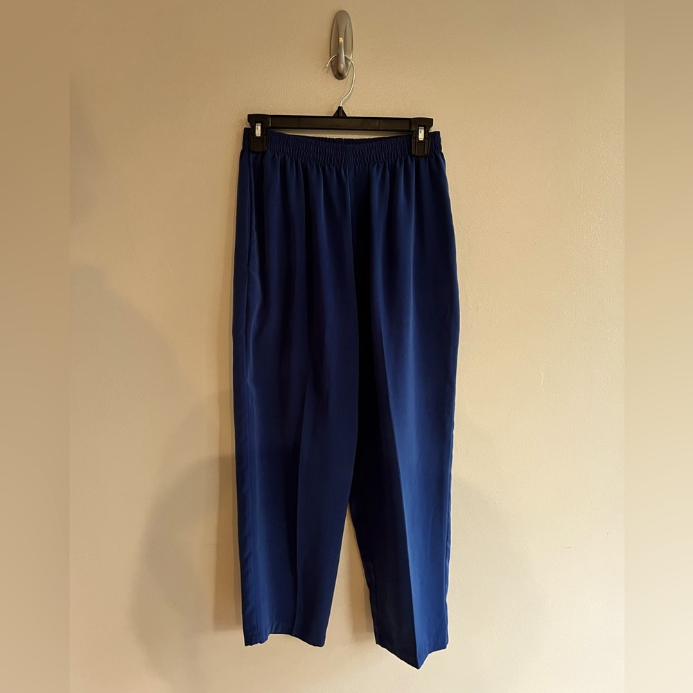 Buttery Soft Blue Flowy Pants - Size Medium
